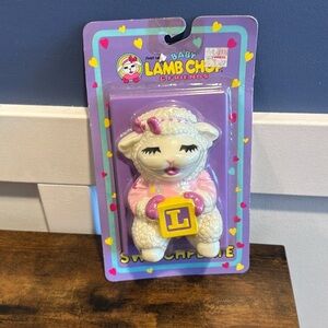 Shari Lewis Baby Toddler Lamb Chop & Friends Switch plate purple 1993